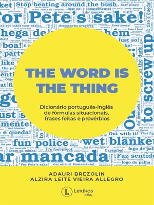 cover image of The word is the thing